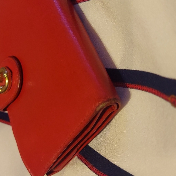 Gorgeous Gucci wallet red horseshoe, vintage mid 80's ♥ - Picture 8 of 14